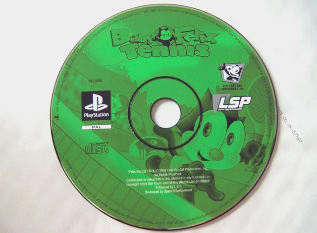 jeu BABY FELIX TENNIS pour PLAYSTATION 1 ps1 PSone psx francais game