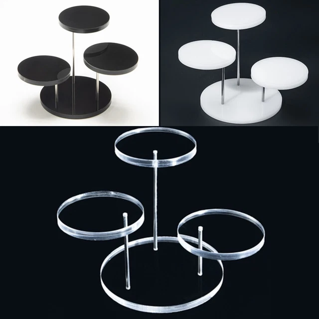 Soporte de pantalla multicapa colgante redondo universal acrílico nuevo práctico