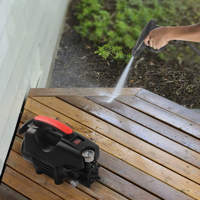 MAX.5500 PSI ELECTRIC High Pressure Cleaner Washer Gurney Water Pump