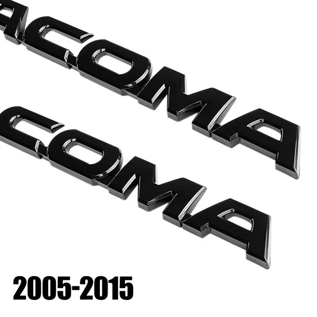AutoTattoo GMC Yukon Tailgate Letter Emblem Set – Chrome 3D Nameplate – HD SUV Badge