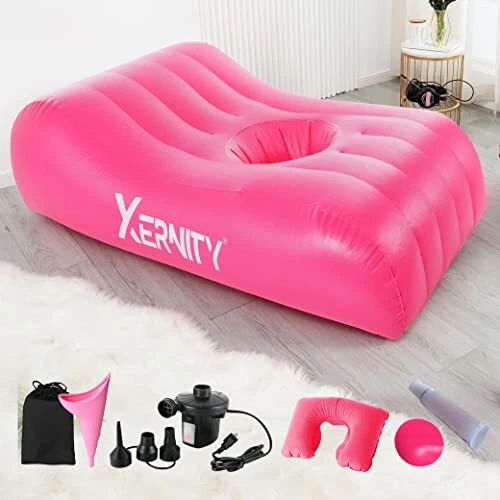BBL Bed Mattress Inflatable with Hole for Sleeping after Butt Surgery Recover...