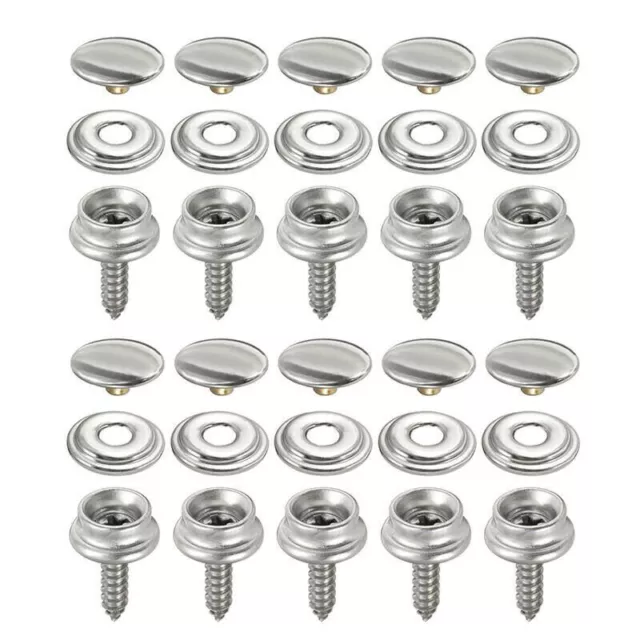 Premium Snap Fastener Set for Marine Boat Covers Outdoor Furniture and Sofas