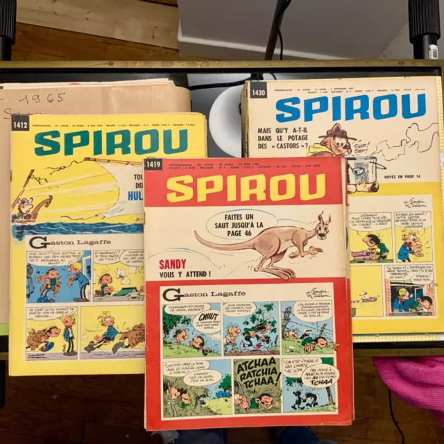 Superbes SPIROU - année 1965 - ANNÉE COMPLÈTE