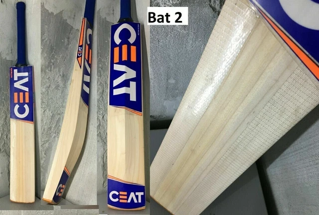 Batte de cricket en saule anglais Grade 1 BIG EDGES 40-45MM Batte de...