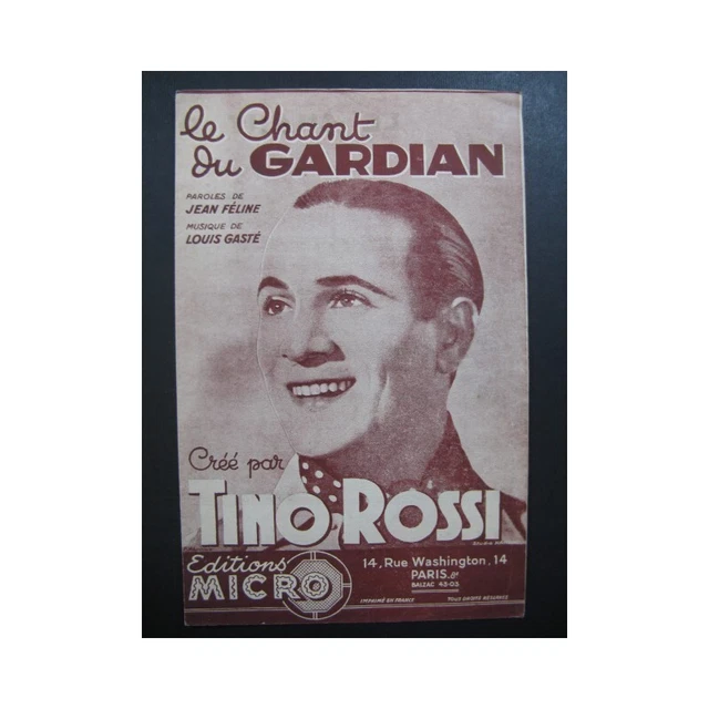 Le Chant du Gardian Tino Rossi Chanson