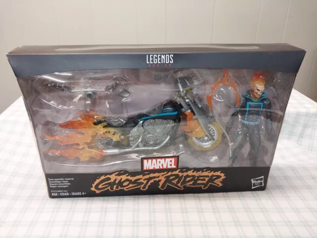 Marvel Legends ~ GHOST RIDER w/MOTORCYCLE ACTION FIGURE BOXED SET New