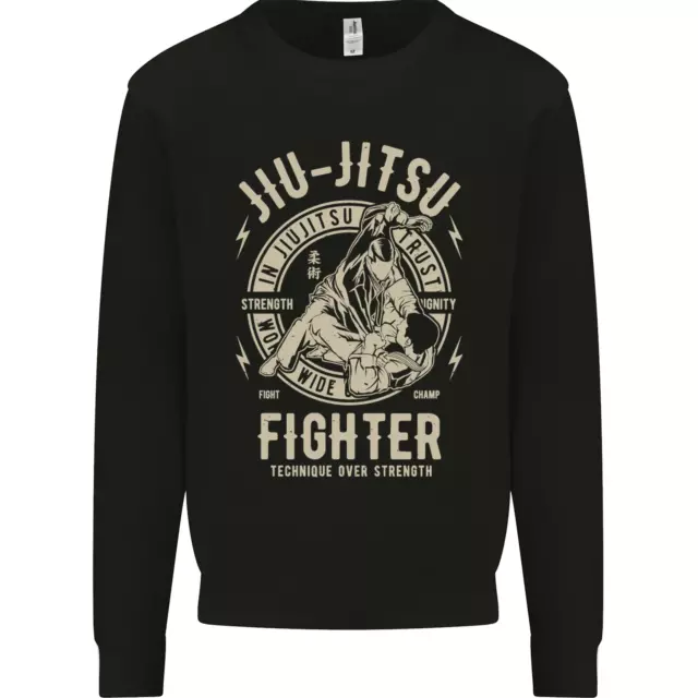 Jiu Jitsu Fighter Mixed Martial Arts MMA Mens Sweatshirt Jumper