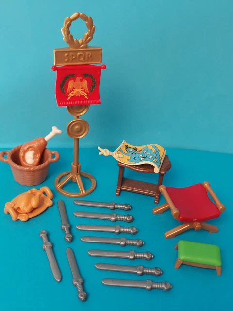 Lot De 2 Feux Playmobil - Accessoire Pour Chevalier, Pirate, Viking, Camping