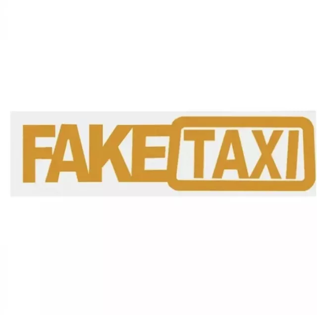 Faux pare-chocs de voiture de taxi autocollant drôle 2