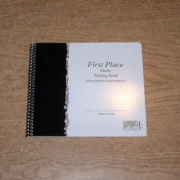 First Place 6 Stave Spiral Sheet Music Manuscript Paper Song Book & Lesson Log