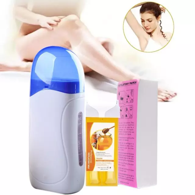 Depilatory Roll On Wax Kit Heater Rollers Waxing Cartridge Hair Epilator Tool