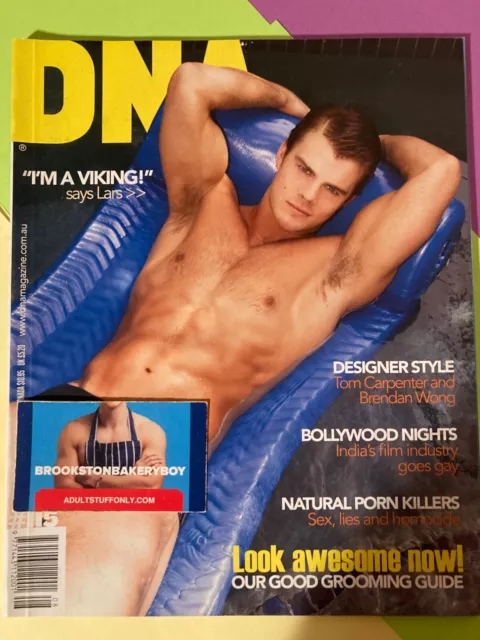 DNA MAGAZINE, #115 AUSTRALIAN GAY MAGAZINE FOR MEN, Gay Interest, Cover: Lars