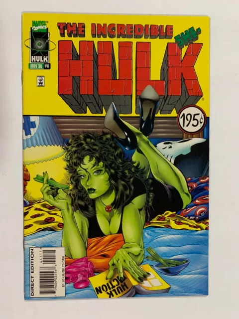 The Incredible Hulk #441 NM/NM+ She-Hulk “Pulp Fiction” Homage 1996 Marvel