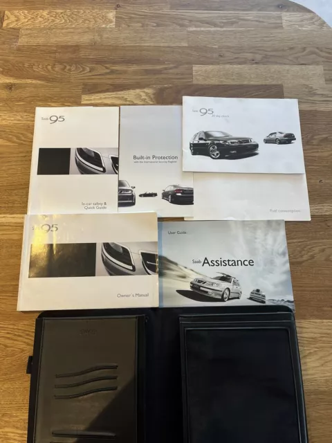 Saab 95 Owners Manual Folder Booklet Guide