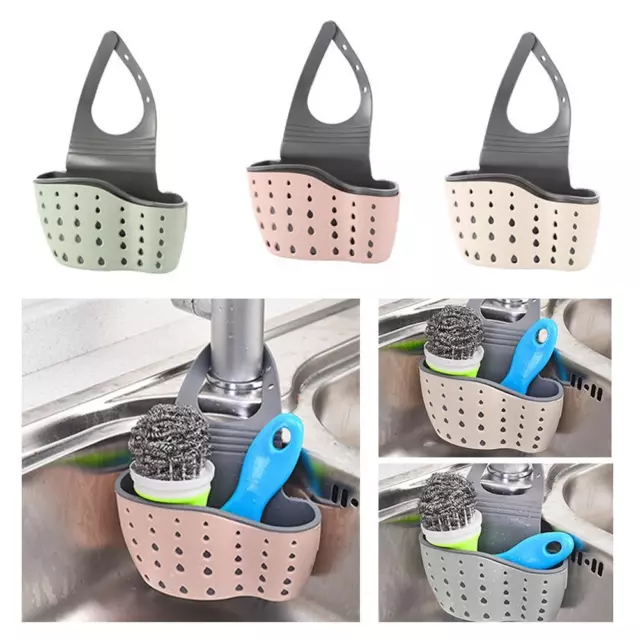 Portascarico cucina portalavello spugna portaoggetti cesto borsa organizzatore mensola>