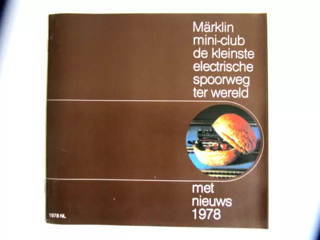 Märklin - mini - club  Katalog 1977  in niederländischer Sprache - neuwertig 701