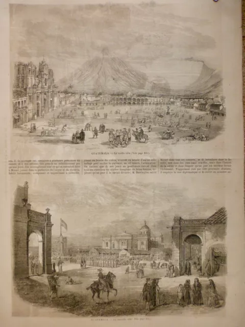 1866 Amerique Du Sud Guatemala Antigua Revolte Serapio Cruz 6 Journaux Anci