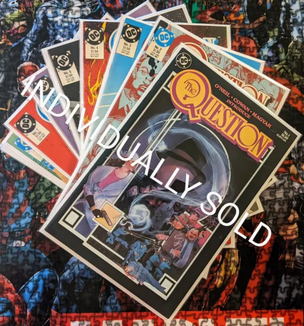 The Question Volume I 1987-1989 Dc Comics Various Issues & Prices (7A)