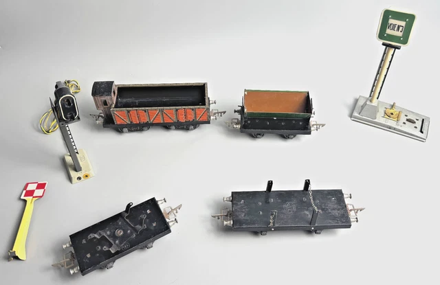 LOT 3 JOUETS ANCIENS WAGONS JEP UNIS FRANCE ÉCHELLE O SNCF