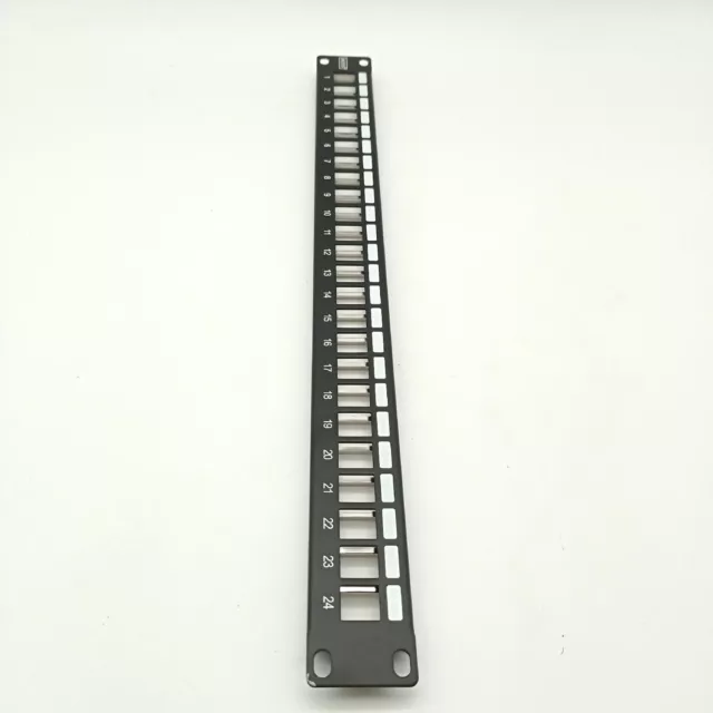 Digitus DN-91410 Modular Patch Panel 24-Port schwarz blank shielded 3