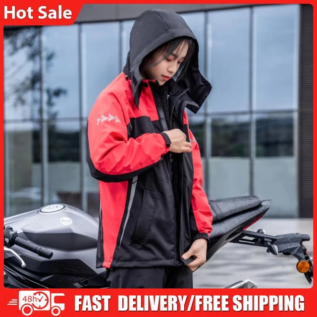 Tuta protettiva antipioggia impermeabile giacca antipioggia pantaloni unisex outdoor antipioggia