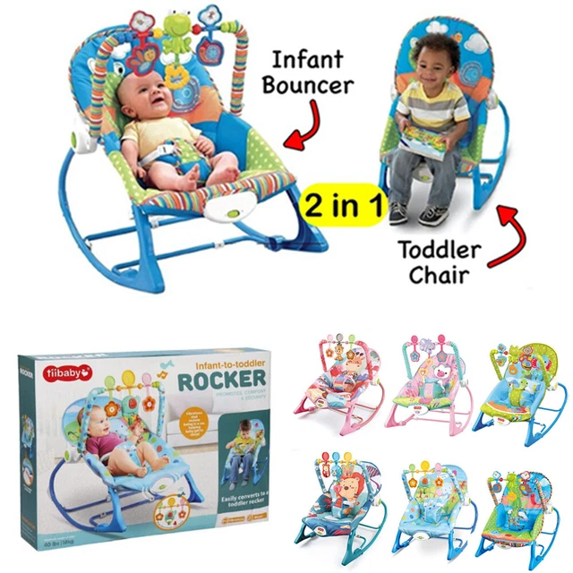 BABY INFANT TO Toddler Bouncer Rocker Swing Chair Soft Soothing ...