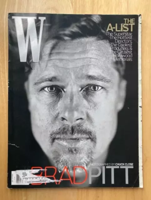 W Magazine February 2009 Brad Pitt