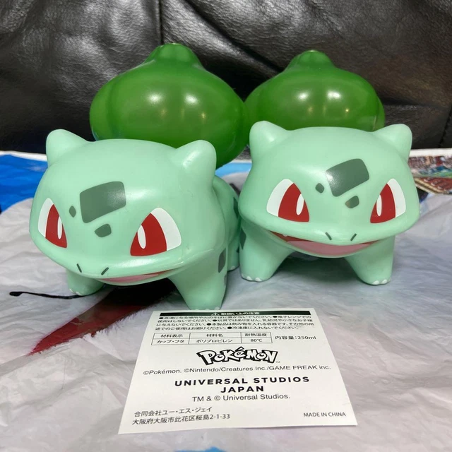USJ POKEMON BULBASAUR Universal Studios Japan Limited Drink Case 2Set £