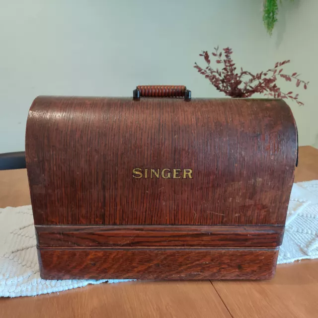 Singer Sewing Machine 3/4 Size Bentwood Carry Case & Base For 28K, 128K, 99K