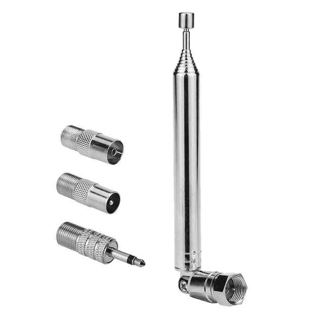 Vite telescopica radio antenna FM tipo F connettore adattatore per AV-H6T8