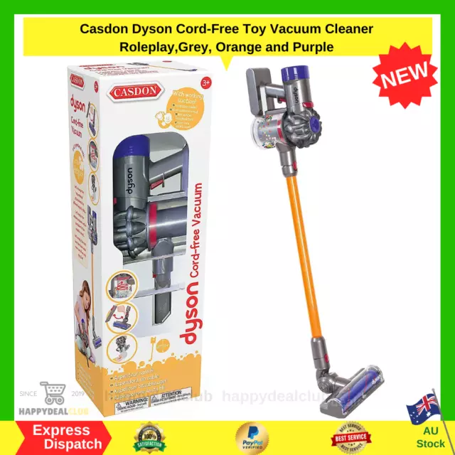 Vacuum Cleaner Replica Dyson Cord Free Toy Roleplay Pretend Play Tool Toy Kids