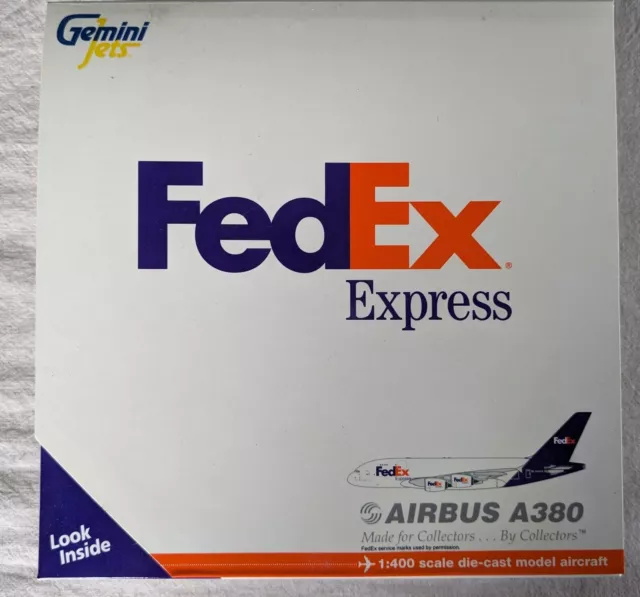 1/400 Fed Ex Airbus A380 Gemini Jets