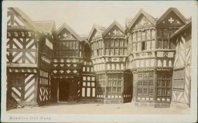 Moreton Old Hall Real Photo Bullock Bros Macclesfield Stockport Local Publisher