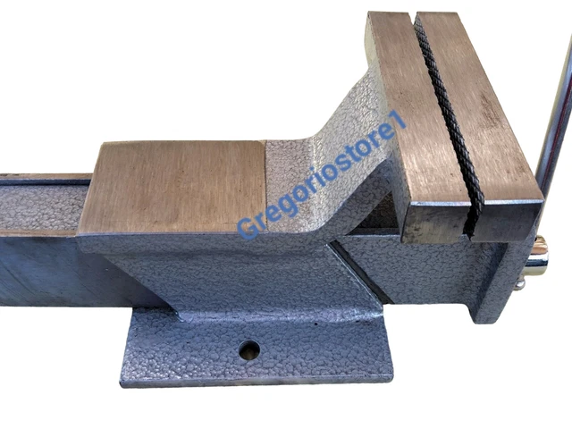 Flexmo | Morsa professionale da 100 mm | Morsa da tavolo per banco da lavoro | Morsa parallela | girevole a 360° | in ghisa forgiata | incl. ganasce