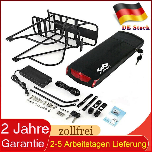 UnitPackPower Ebike Akku 36V 48V 52V 20Ah 25Ah Für Bafang Mittelmotor 500W-2000W – Lithium Batterie