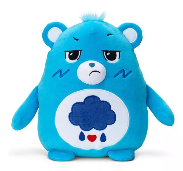 Care Bears,Grumpy Bear 25cm Squishes ,Collectable Plush 4+ Basic Fun 22724