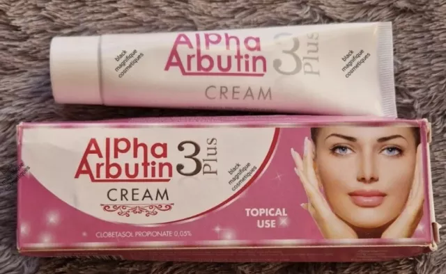 Alpha arbutin crème plus 3, eclaircissant,anti-tâches noires, anti-âge, efficace