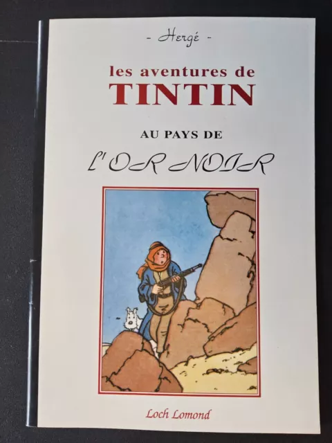 EO - Pastiche - Tintin - Au Pays De L’or Noir - Proche Du Neuf