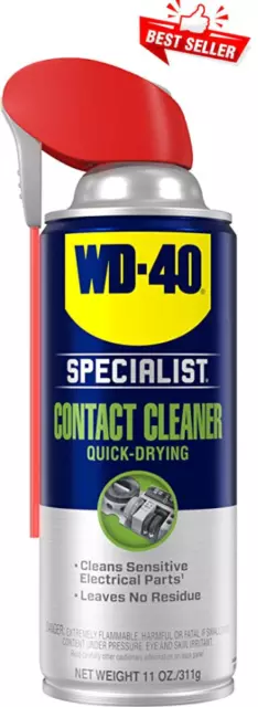 WD-40 Specialist Electrical Contact Cleaner Spray Cleaner. 11 oz. (Pack of 1)