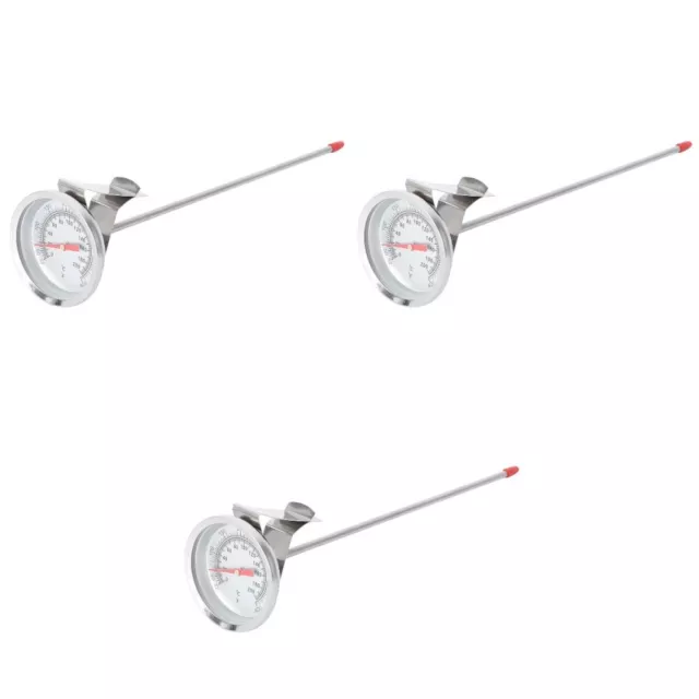 3 Pc Stainless Steel Thermometer Charcoal Bbq Grills Read Meat Accessories