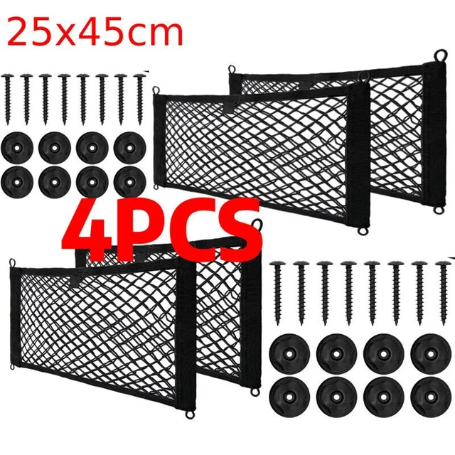 4 Pcs Filets de Rangement pour Camping-Cars, Sac de
