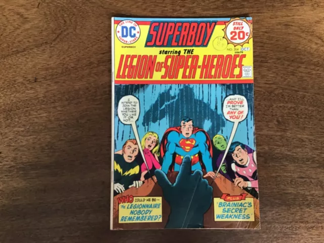 DC comics Superboy  Starring the Legion of superheroes issue 204 1974======