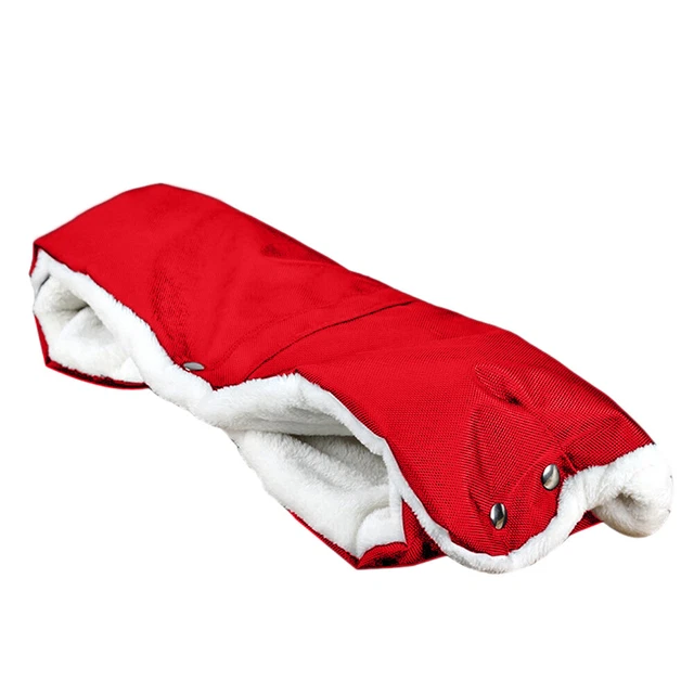 Stroller Warmer Gloves Pushchair Hand Muff Waterproof Pram Accessory Red-96898.0
