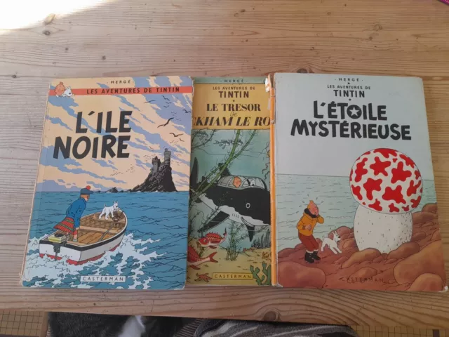 Lot bd tintin ancienne Vintage  Hergé
