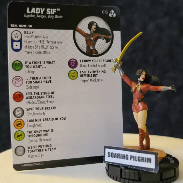 LADY SIF - 015 COMMON War of the Realms Marvel Heroclix #15