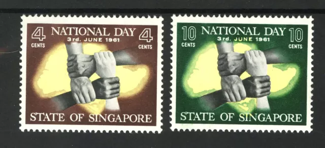 M19633 Singapore 1961 SG61/2 - 1961 National Day.