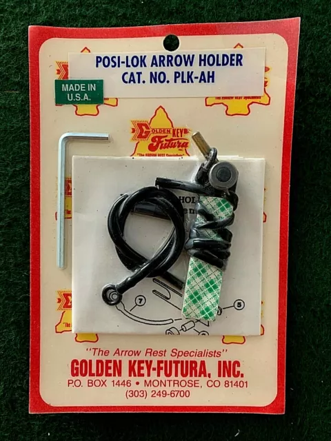 Vintage Golden Key-Futura Posi-Lok Arrow Holder PLK-AH - New