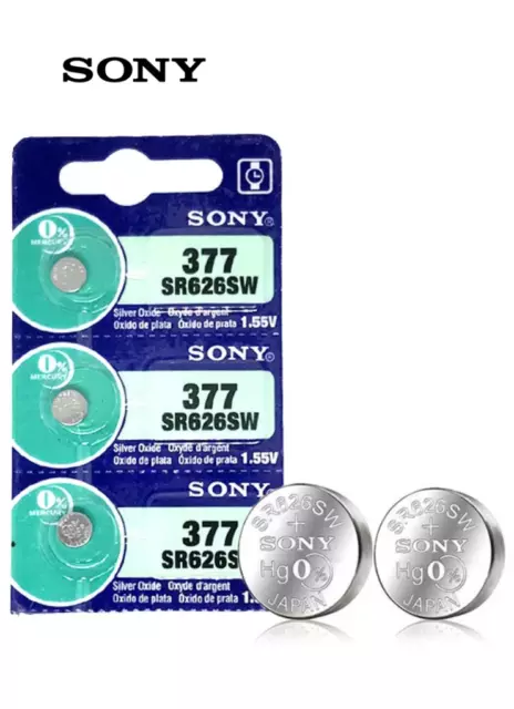 Sony 337 379 364 371 377 SR416SW SR521SW SR621SW SR626SW SR920SW SR927SW Battery 2