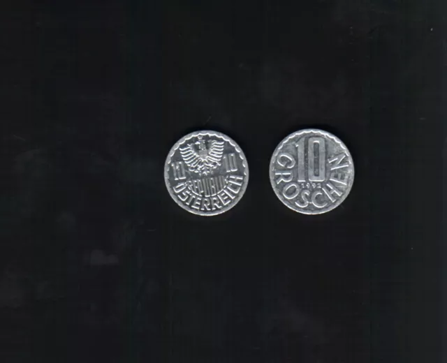 AUSTRIA 10 GROSCHEN KM2878 x 1000 Pcs Lot Deal 1998-2001 ARM EURO UNC MONEY COIN