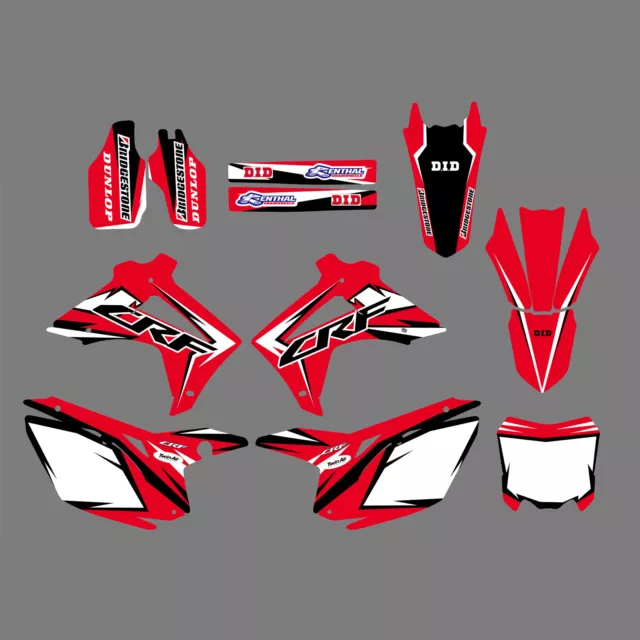 Graphics Backgrounds Decals Stickers For Honda CRF450R 2013-2016 CRF250R 2014-17